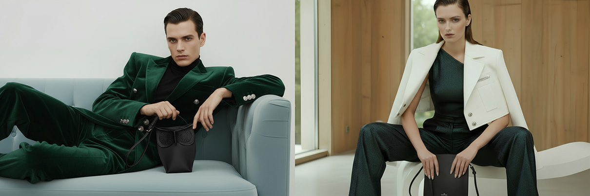 Leather Accessories Brand BLACK IVORY